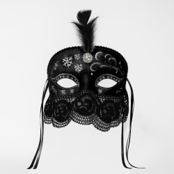Antifaz artesanal Vesperi para fiestas y eventos